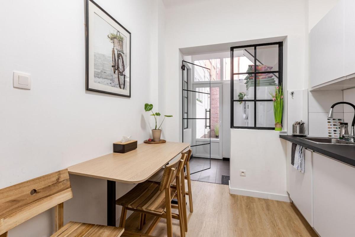 Cosy Appartement Met Tuin In Centrum Antwerpen Gratis Parking Free Parking! Exteriér fotografie