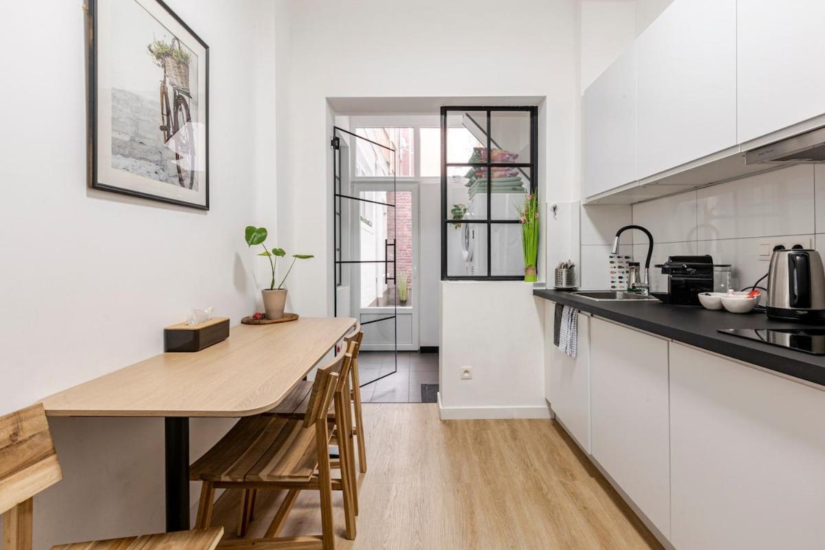 Cosy Appartement Met Tuin In Centrum Antwerpen Gratis Parking Free Parking! Exteriér fotografie