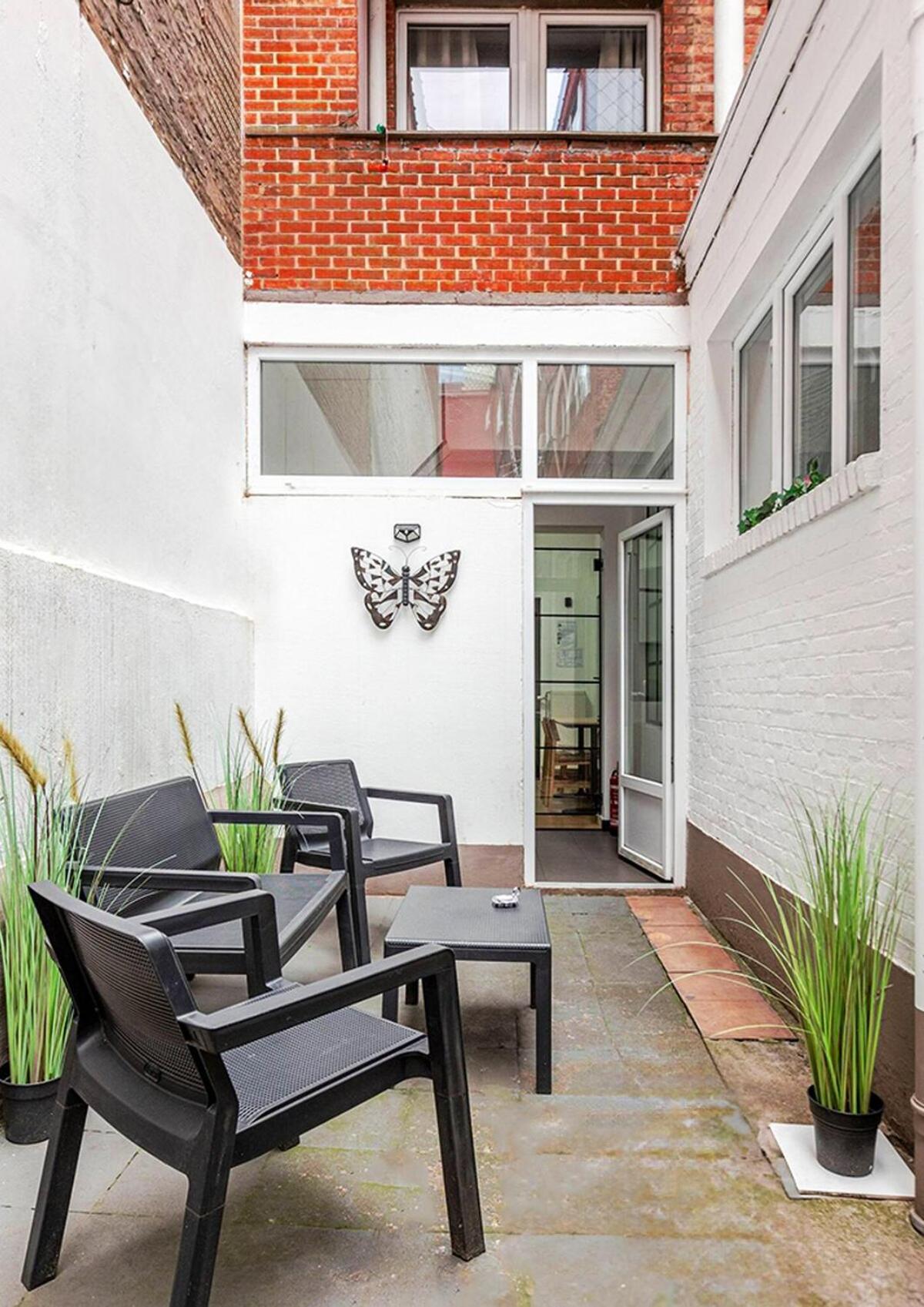 Cosy Appartement Met Tuin In Centrum Antwerpen Gratis Parking Free Parking! Exteriér fotografie